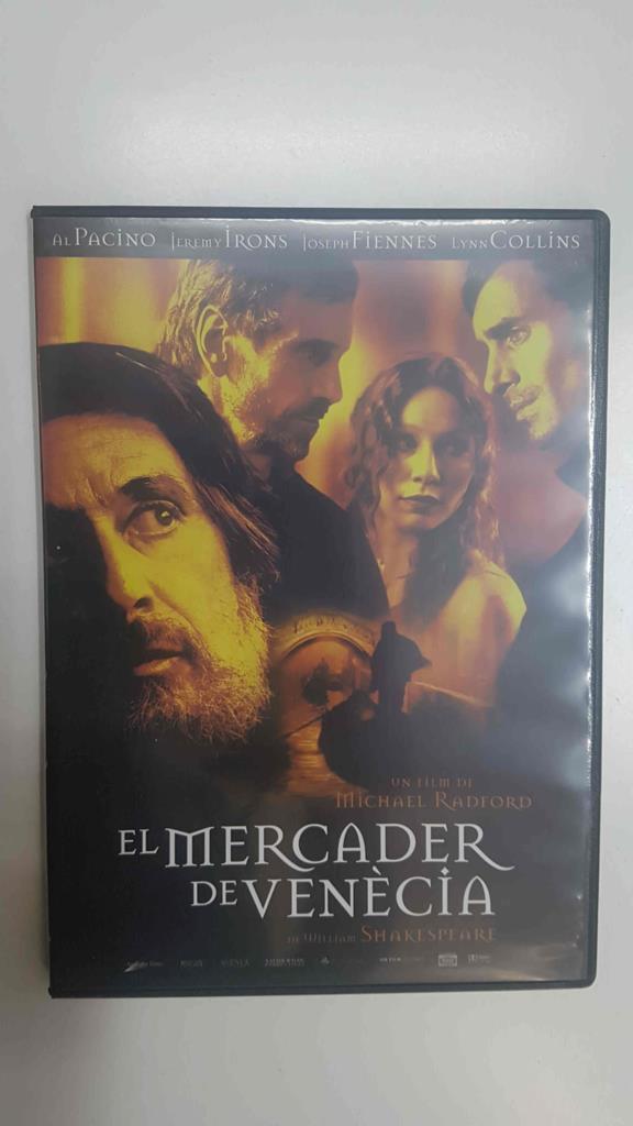 DVD pelicula: El mercader de Venecia, de William Shakespeare. Un film de Michael Radford