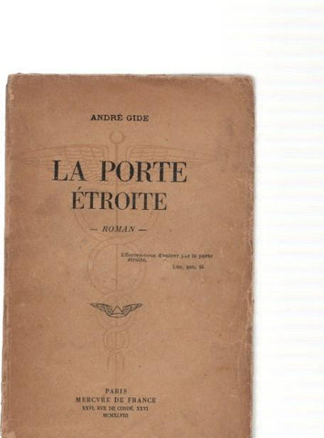 La porte etroite