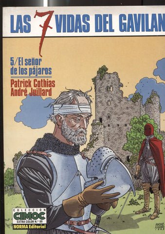 Cimoc Extra Color numero 089: Las 7 vidas del Gavilan volumen 5: El señor de los pajaros