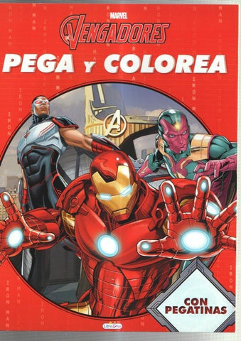 Pega y Colorea: Marvel Vengadores: Iron Man en cubierta
