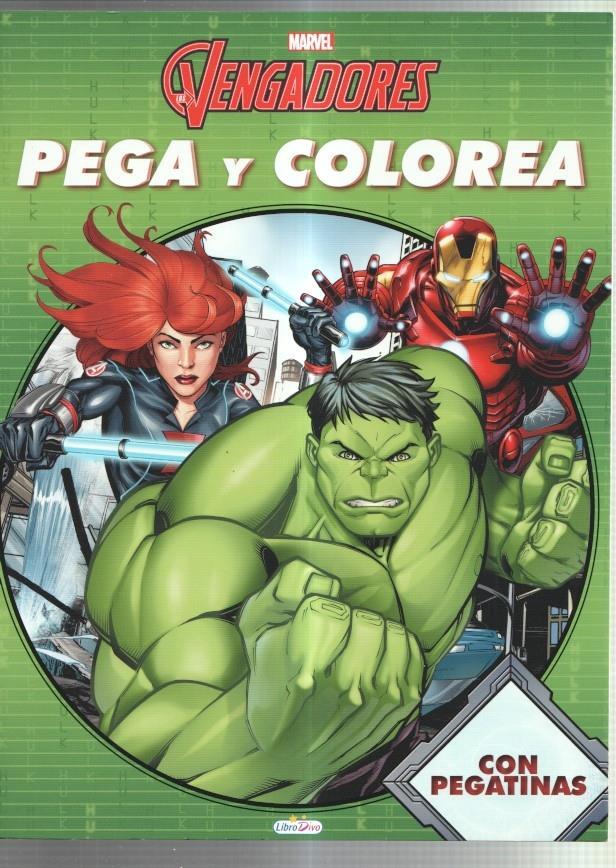 Pega y Colorea: Marvel Vengadores: Huk en cubierta