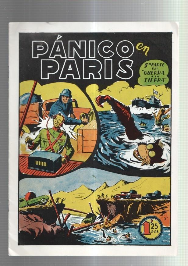 Facsimil: Guerra a la tierra numero 5: Panico en Paris