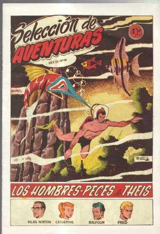 Facsimil: Seleccion de Aventuras Toray: Los hombres peces de Theis