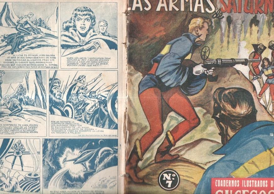 Cuadernos ilustrados de Sucesos numero 07: Roldan el temerario (Flash Gordon): Las armas de saturno