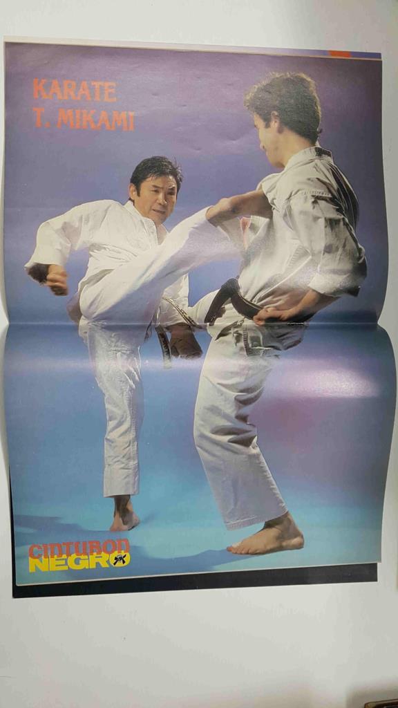 Revista Artes Marciales: Cinturon Negro año I num 3 (1989). Articulo sobre la historia de Steven Seagal - Poster Karate, T. Mikami