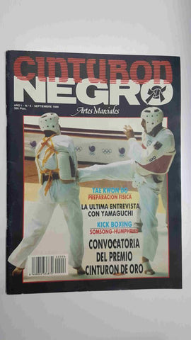 Revista Artes Marciales: Cinturon Negro año I num 6 septiembre1989. Entrevista al maestro Gogen Yamaguchi - Poster Rob Kaman