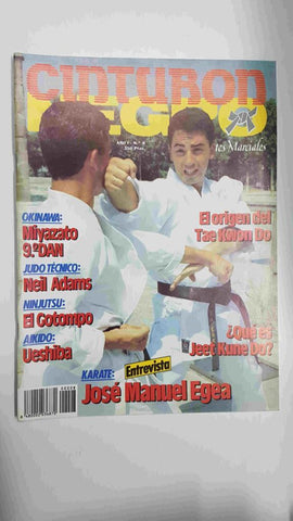Revista Artes Marciales: Cinturon Negro año I num 8. Jeet Kune Do por Tim Tackett - Poster Jose Manuel Egea