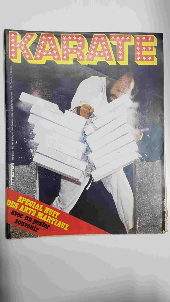 Revista Artes Marciales num 84: Karate. Incluye poster souvenir: Special Nuit des arts Martiaux avec un poster souvenir