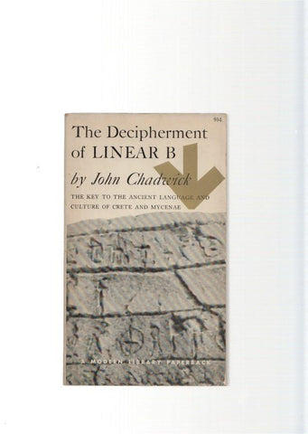 The Decipherment of linear B