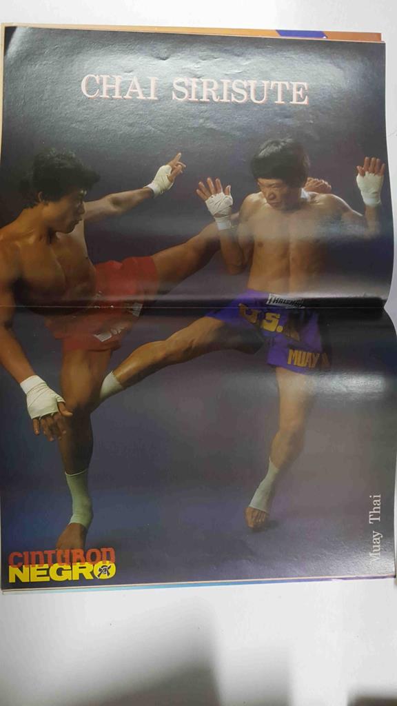Revista Artes Marciales: Cinturon Negro año I num 4. Entrevista a Joaquin Quino (Judo), Chuck Norris - del tatami al cine. Poster: Chai Sirisute (Muay Thai)  