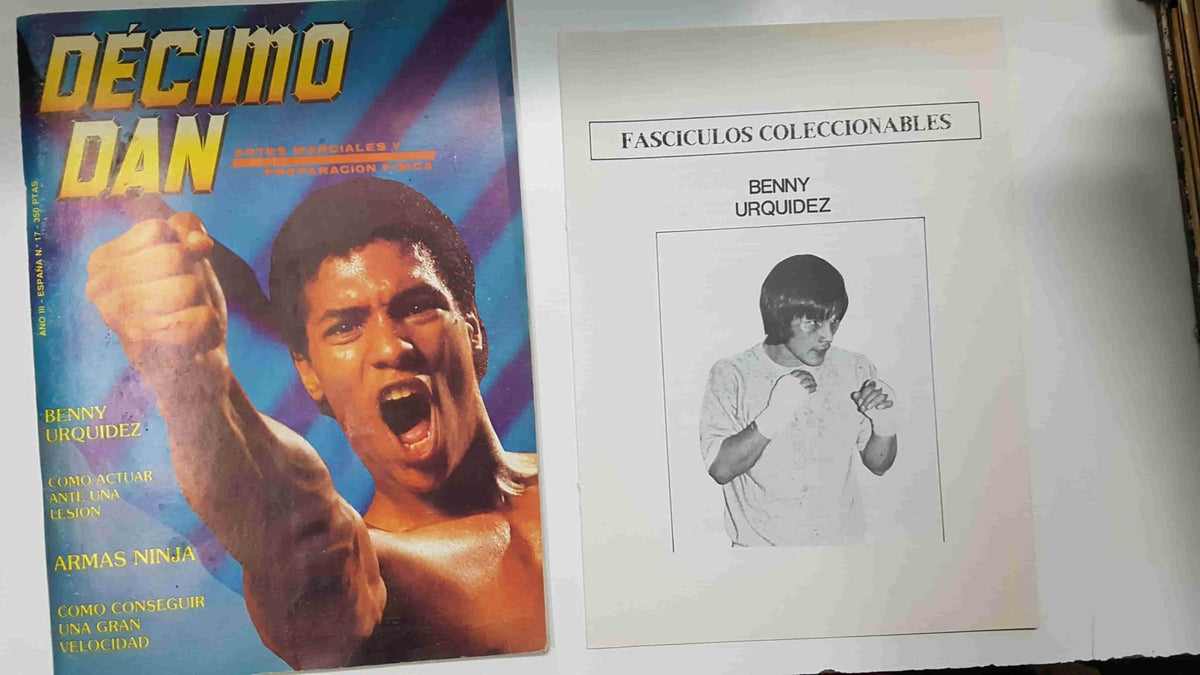 Revista Artes Marciales: Decimo Dan año III num 17 - incluye fasciculo coleccionable y poster de  Benny Urquidez