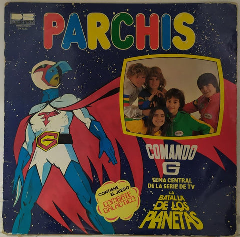 Disco/Vinilo-LP: Parchis - Comando G - La batalla de los planetas (SOLO DISCO Y TABLERO JUEGO)