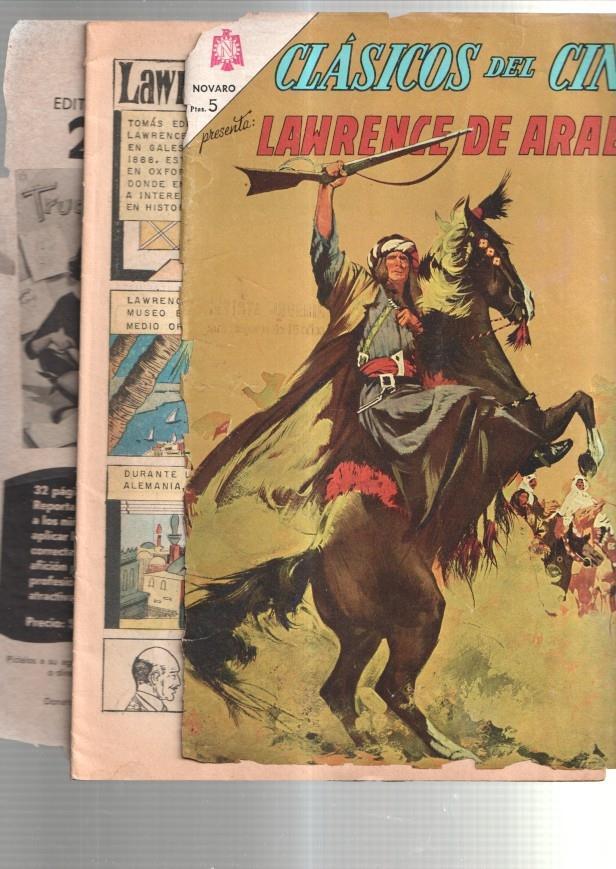 Novaro: Clasicos del Cine numero 125: Lawrence de Arabia (cubierta suelta y mal estado)