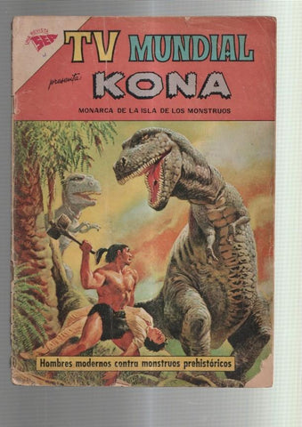 Novaro:  TV Mundial numero 04: Kona (aviejado con pequeño roto cubierta segun imagen)