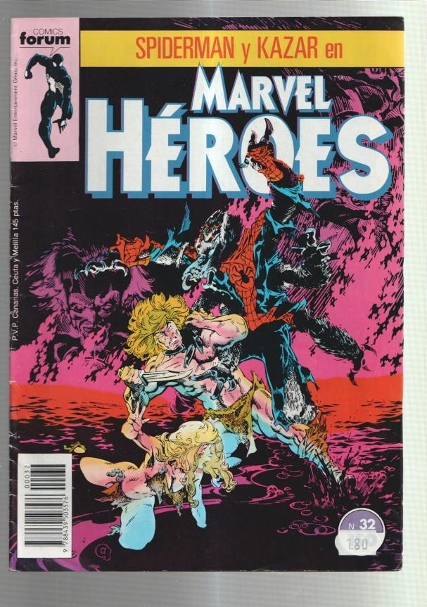 Planeta: Marvel Heroes numero 32: Spiderman y Kazar