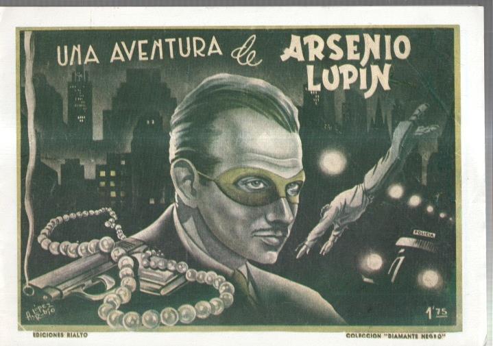 Facsimil: Diamante Negro: Una aventura de Arsenio Lupin (M.Huete)