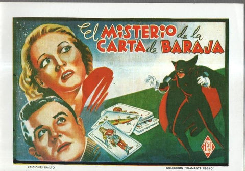 Facsimil: Diamante Negro: El misterio de la carta de baraja (Blanco y Foster)