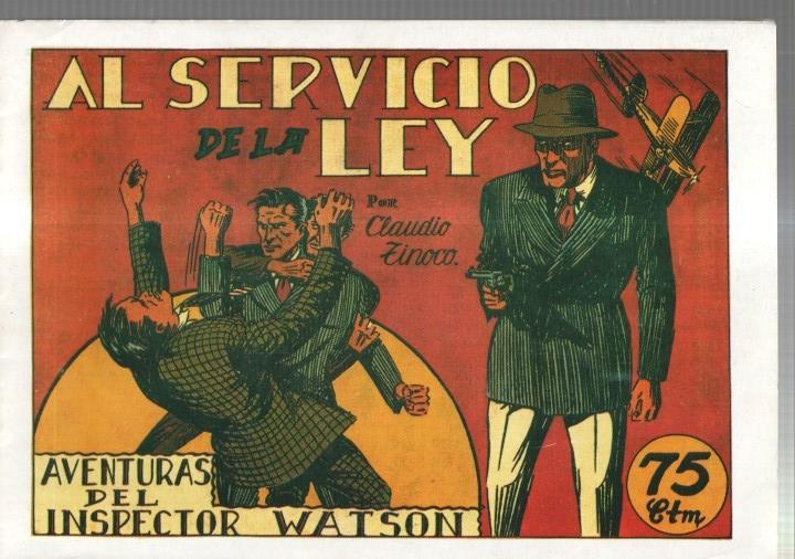 Facsimil: Valenciana: Inspector Watson: Al servicio de la ley (claudio tinoco)