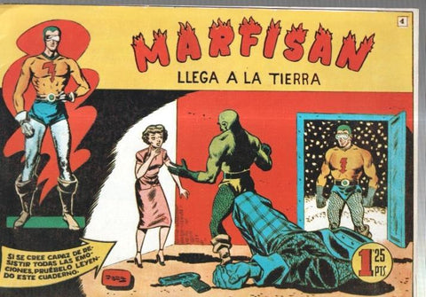 Facsimil: Marfisan numero 1: Llega a la tierra (brea)