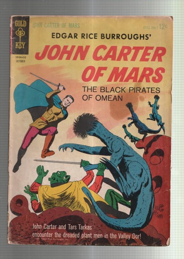 Edgr Rice Burroughs: John Carter of Mars numero 3, october 1964 (cubierta algo aviejada)
