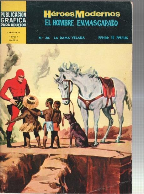 Heroes Modernos formato librerta 2ª epoca numero 28: El hombre enmascarado: La dama velada