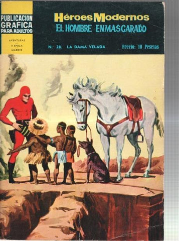 Heroes Modernos formato librerta 2ª epoca numero 28: El hombre enmascarado: La dama velada