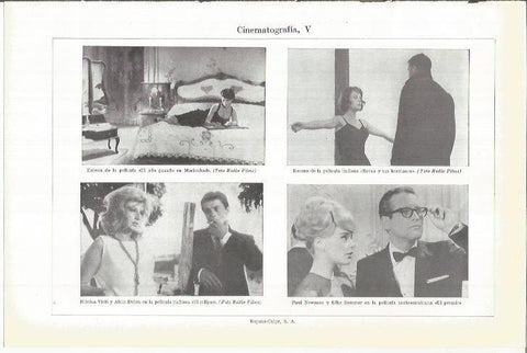 LAMINA ESPASA 38049: Escenas de peliculas con actores de Europa y Estados Unidos