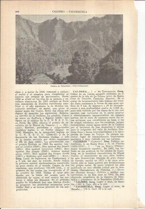 LAMINA ESPASA 38033: Caldera de Taburiente