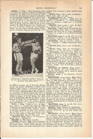 LAMINA ESPASA 38024: Combate entre Sonny Liston y Cassius Clay