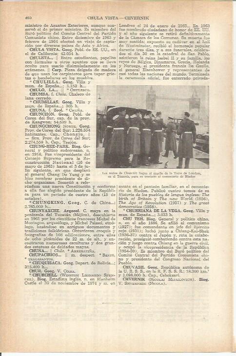 LAMINA ESPASA 38083: Los restos de Churchill en Londres