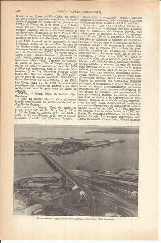 LAMINA ESPASA 38069: Puente sobre la laguna Ebrie 