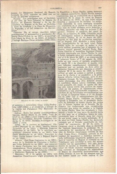 LAMINA ESPASA 38057: Santuario de Las Lajas en Ipiales