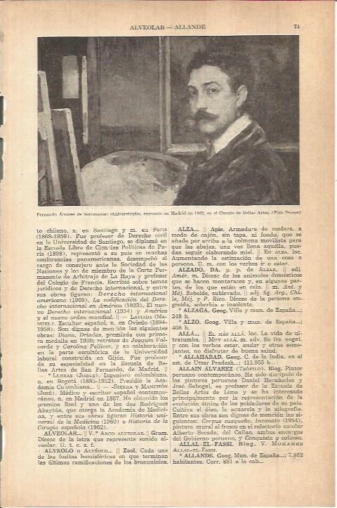 LAMINA ESPASA 37980: Autorretrato de Fernando Alvarez de Sotomayor