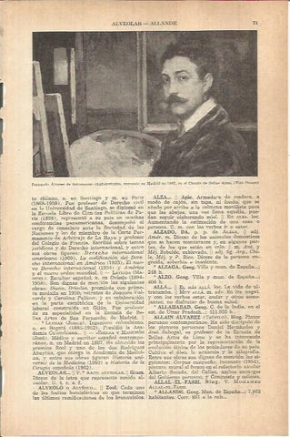 LAMINA ESPASA 37980: Autorretrato de Fernando Alvarez de Sotomayor