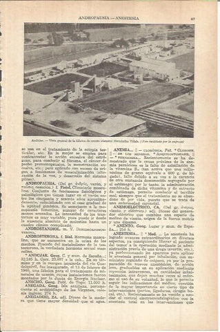 LAMINA ESPASA 37978: Fabrica de uranio General Hernandez Vidal en Andujar
