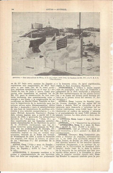LAMINA ESPASA 37976: Base de Mirny en la Antartida