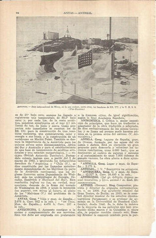 LAMINA ESPASA 37976: Base de Mirny en la Antartida