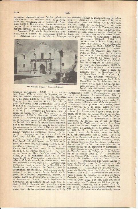 LAMINA ESPASA 37951: Fuerte del Alamo en San Antonio de Tejas