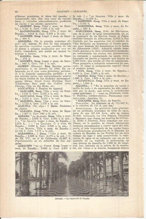 LAMINA ESPASA 37982: La explanada de España en Alicante