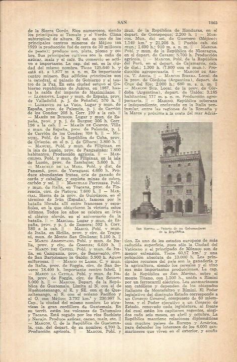 LAMINA ESPASA 37957: Palacio de los Gobernadores de la Republica de San Marino