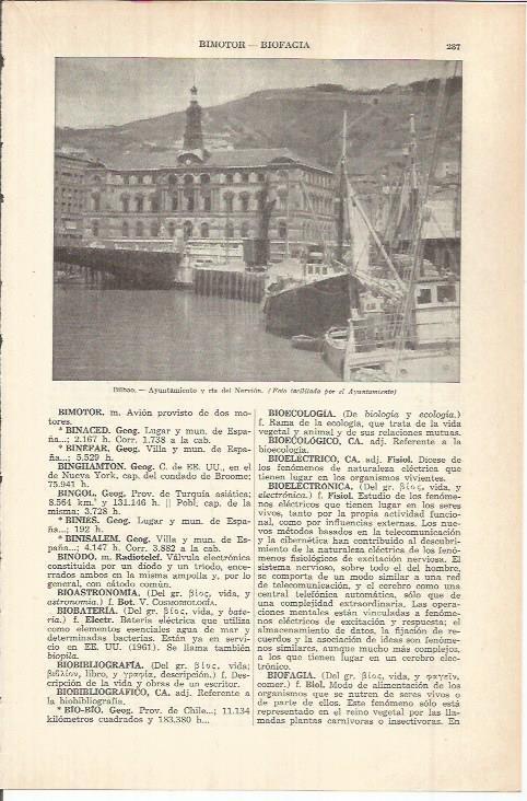 LAMINA ESPASA 38016: Ayuntamiento de Bilbao