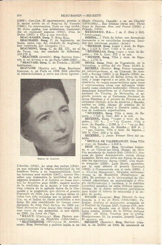 LAMINA ESPASA 38008: Simone de Beauvoir