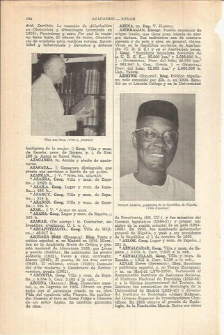 LAMINA ESPASA 37997: Vital Aza Diaz y Nnandi Azikiwe