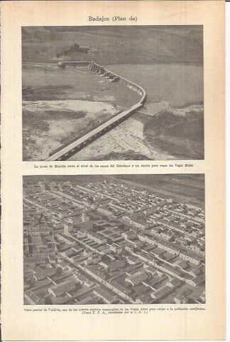 LAMINA ESPASA 37999: Plan de Badajoz