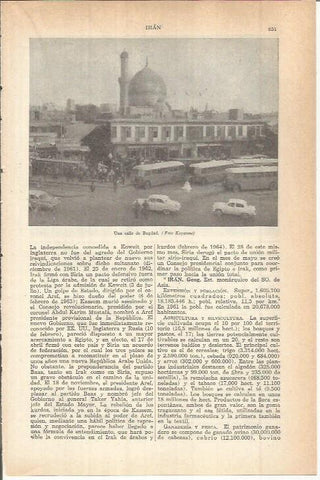 LAMINA ESPASA 38184: Calle de Bagdad, Irak