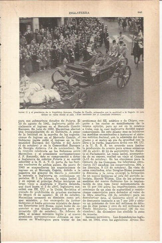 LAMINA ESPASA 38182: Isabel II y Charles de Gaulle en Londres