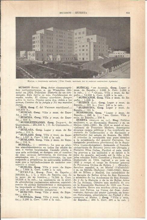 LAMINA ESPASA 38175: Residencia sanitaria de Huelva