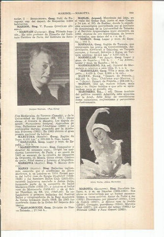 LAMINA ESPASA 38224: Alicia Markowa y Jacques Maritain