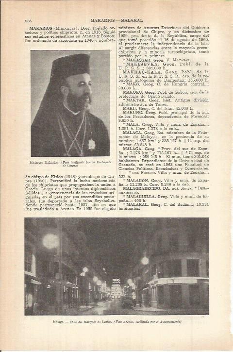 LAMINA ESPASA 38215: Calle del Marques de Larios en Malaga