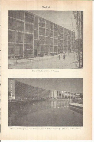 LAMINA ESPASA 38214: Viviendas en Fuencarral, Madrid